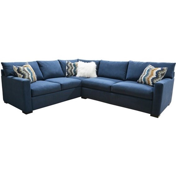 Jonathan Louis John Contemporary 2Piece Sectional Sheely's Furniture